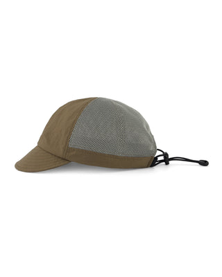 Baseball cap folded for easy packing