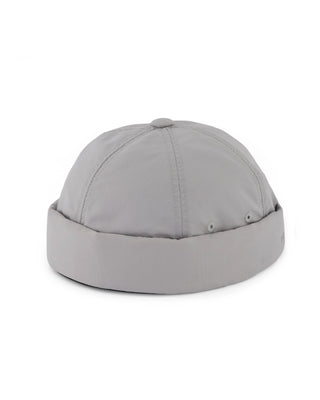 Stylish watch cap on a hiking trail