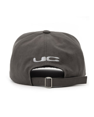 Curved visor cap in a sleek style.