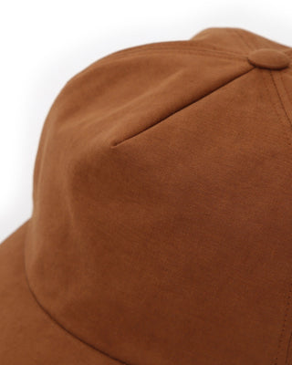 Ball cap with breathable fabric.