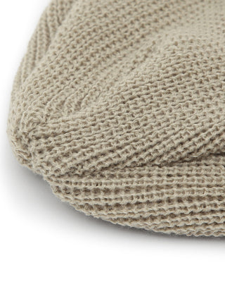 Ribbed knit beanie for added texture