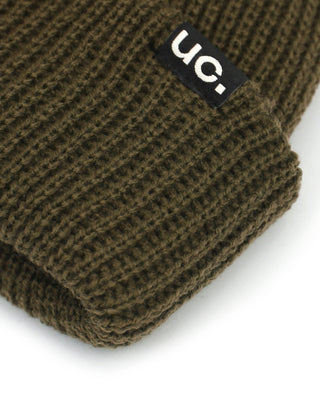 Warm fisherman beanie with a folded brim