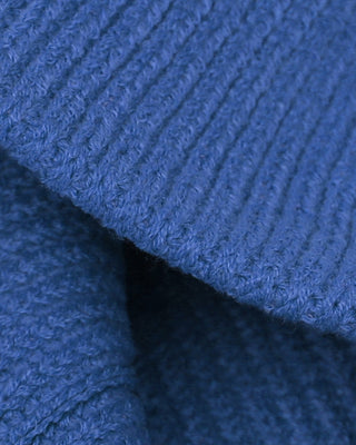 Close-up of a knitted classic beanie