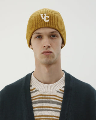 Trawler beanie with a folded brim