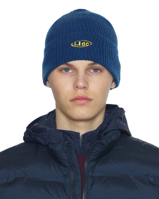 Fisherman style beanie on a model