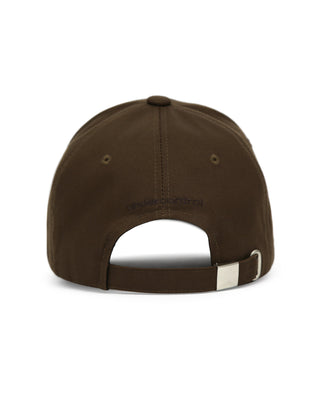 A cap with an elongated visor, adding a touch of style.