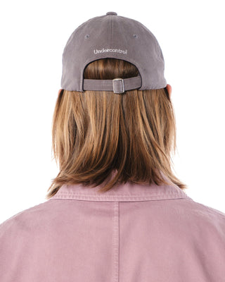 Close-up of soft top design on a baseball cap