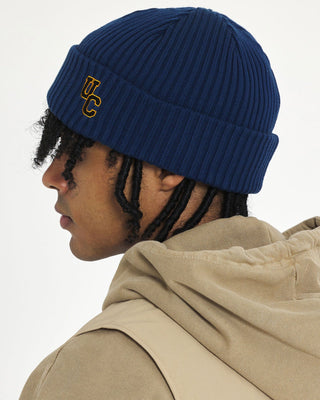 Reversible beanie offering two styles in one