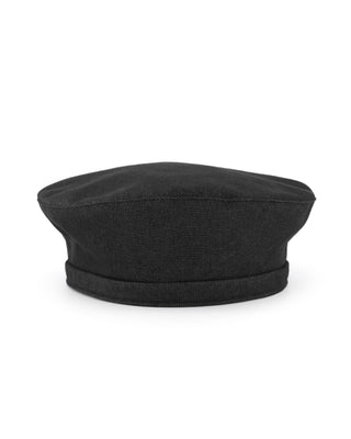 A collection of berets in various colors and styles.