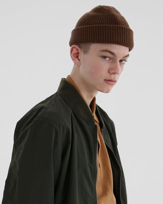 Trawler Beanie with Ribbed Texture